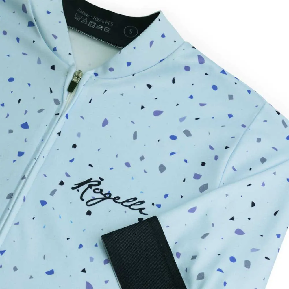 Rogelli Terrazzo Kurzarm-radtrikot, Light blue / navy Rogelli Terrazzo Kurzarm-radtrikot, Light blue / navy
