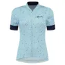 Rogelli Terrazzo Kurzarm-radtrikot, Light blue / navy