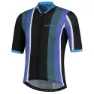 Rogelli Vintage Kurzarm-radtrikot, Black / green / blue