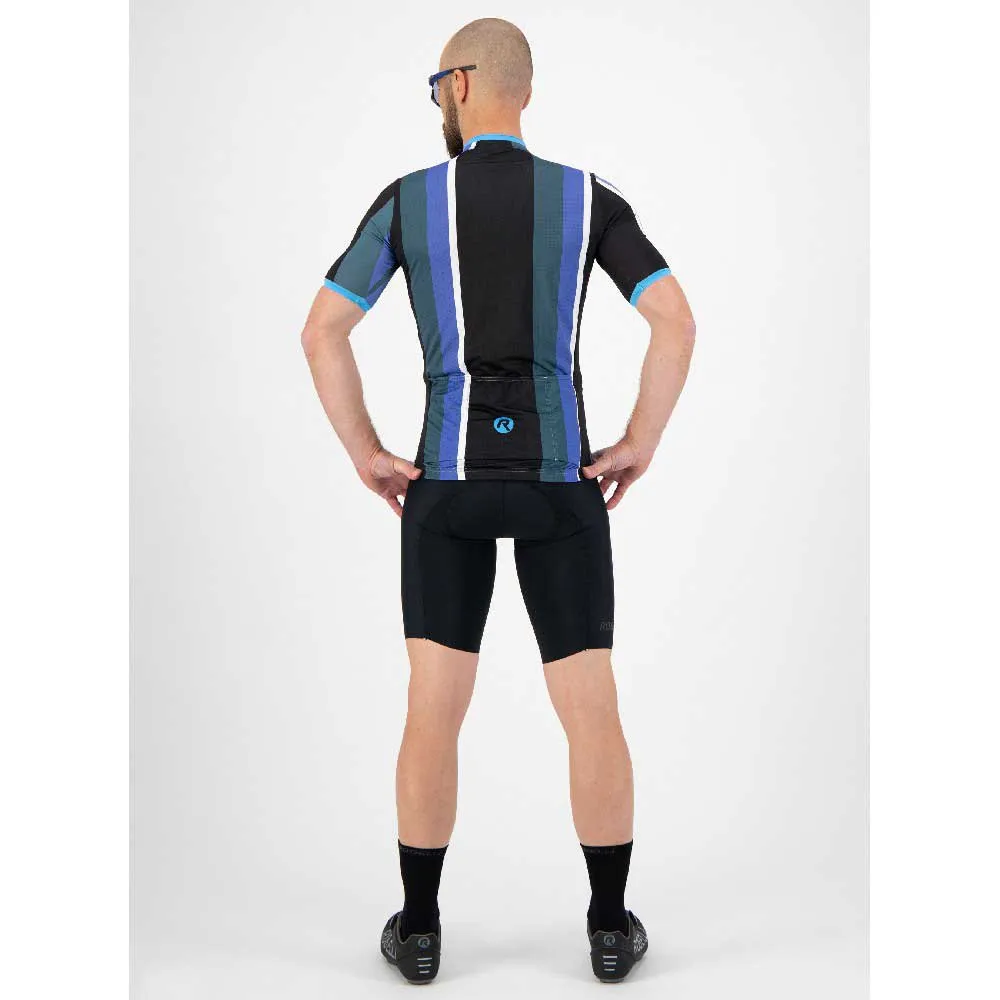 Rogelli Vintage Kurzarm-radtrikot, Black / green / blue Rogelli Vintage Kurzarm-radtrikot, Black / green / blue