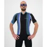 Rogelli Vintage Kurzarm-radtrikot, Black / green / blue