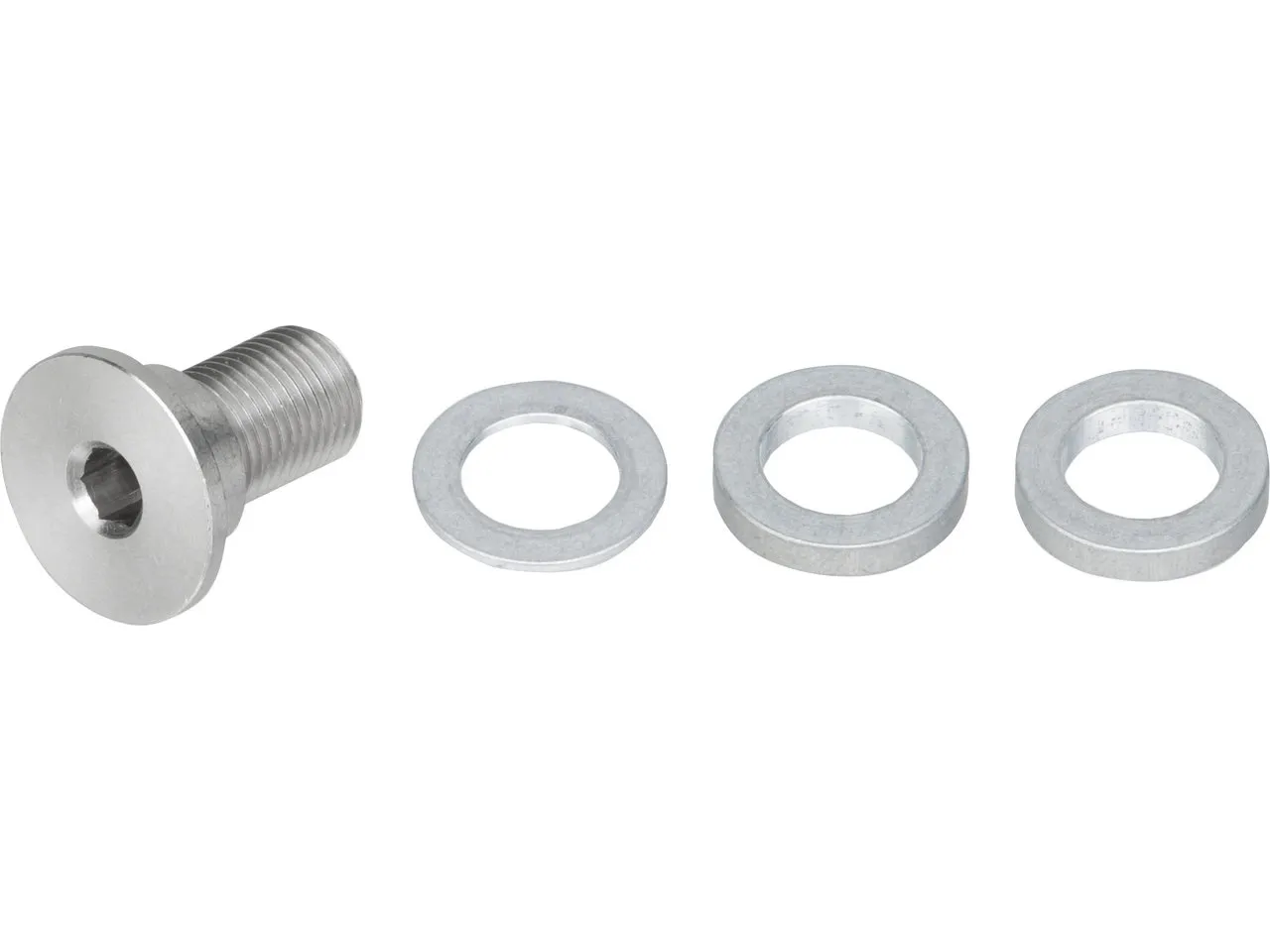 Rohloff Rahmenschraube lang und Distanzscheiben für Kettenspanner, Grau, one_size Rohloff Rahmenschraube lang und Distanzscheiben für Kettenspanner, Grau, one_size