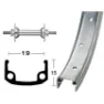 Roland 16´´ V-brake Vorderrad, Silver, 10 x 92mm