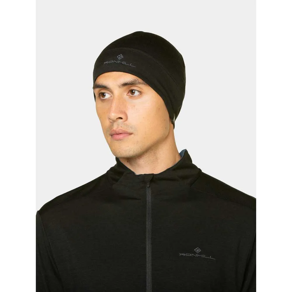 Ronhill Merino Mütze male, Black / lake