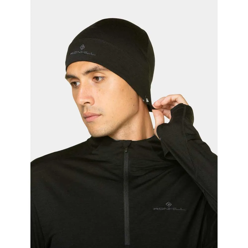 Ronhill Merino Mütze male, Black / lake