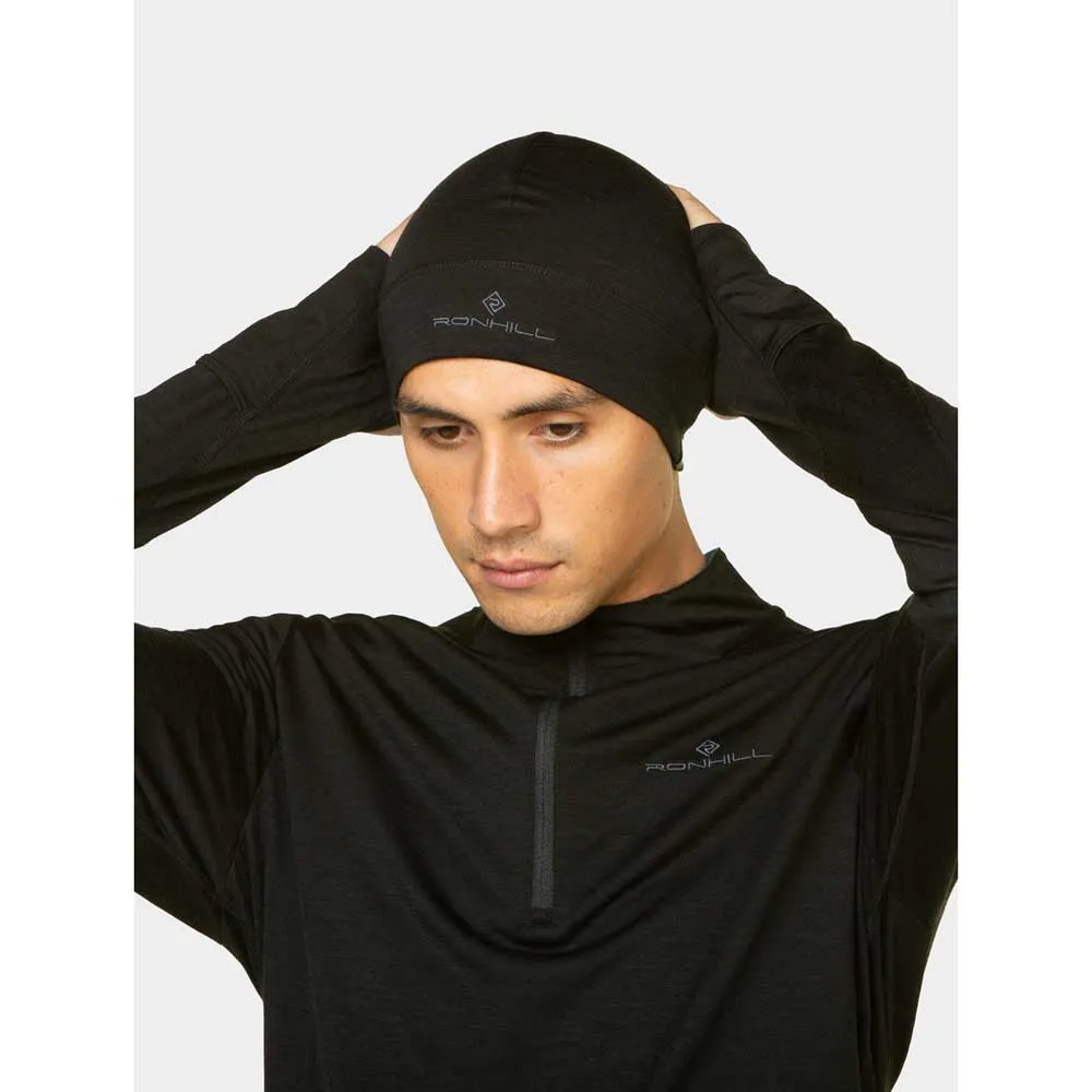 Ronhill Merino Mütze male, Black / lake