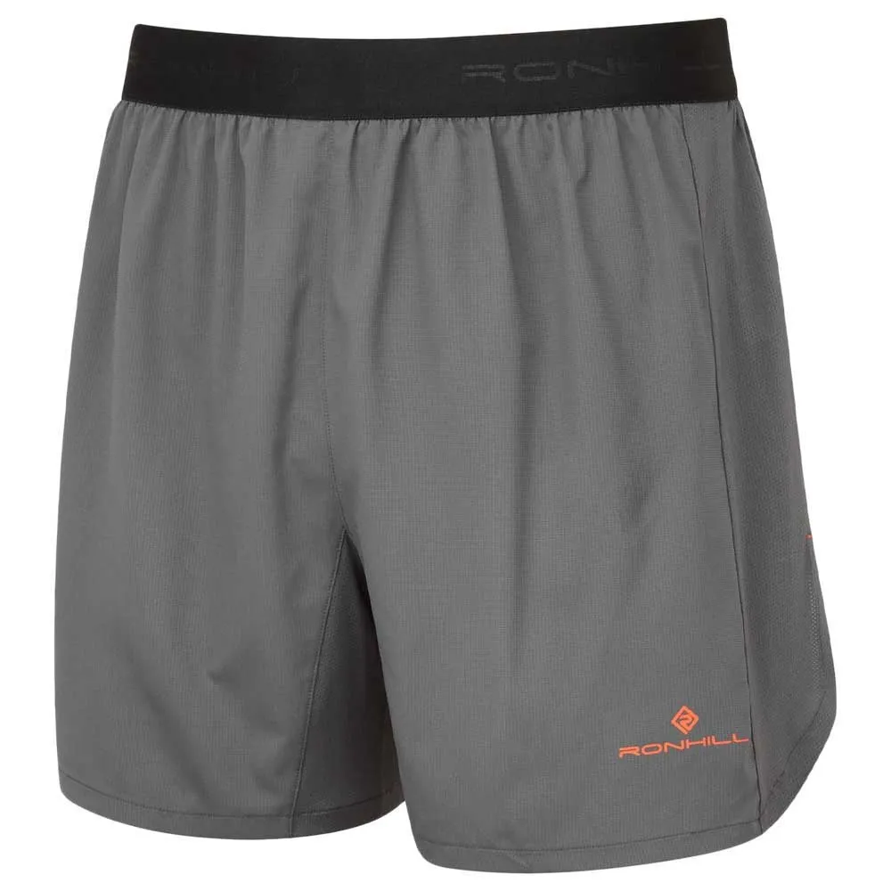 Ronhill Tech 5`` Kurze Hose male, Iron / cardinal orange