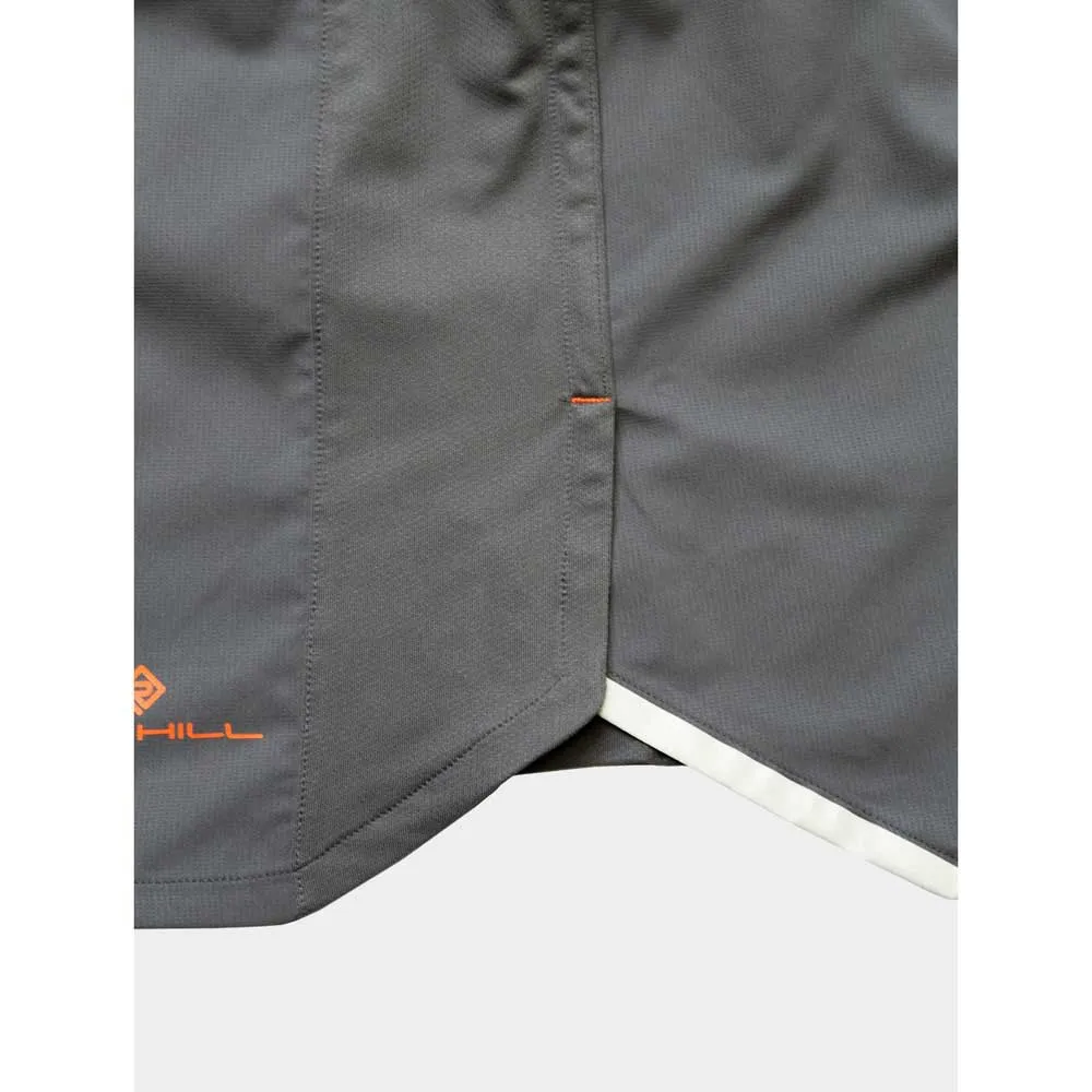 Ronhill Tech 5`` Kurze Hose male, Iron / cardinal orange