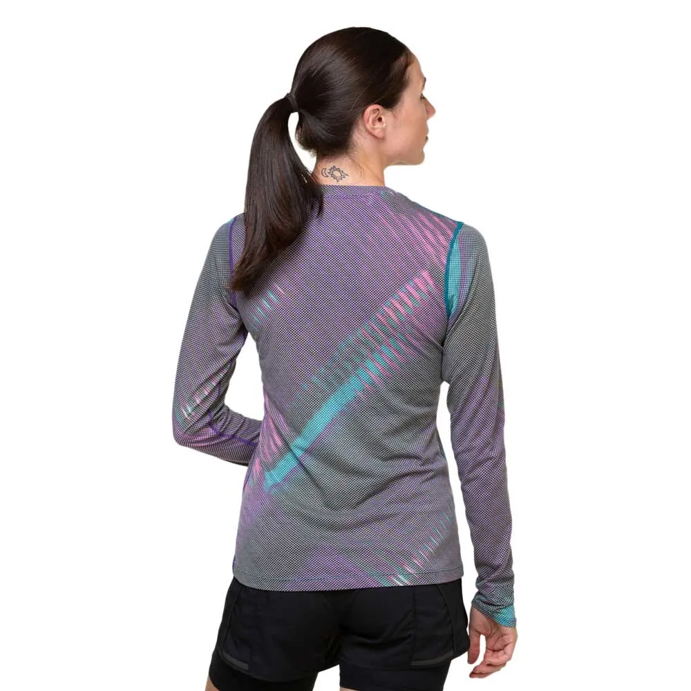 Ronhill Tech Golden Hour Langarm-t-shirt female, Multi lightreflection