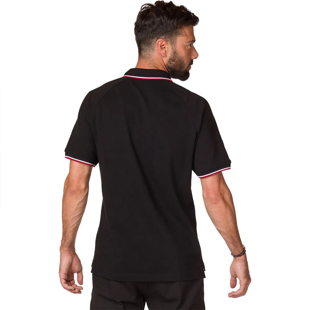 Rossignol Logo Raglan Kurzarm-poloshirt, Black Rossignol Logo Raglan Kurzarm-poloshirt, Black
