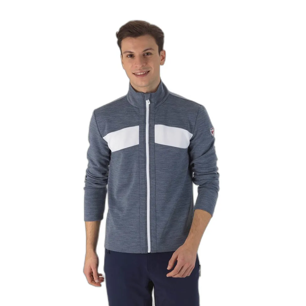 Rossignol React Merino Fleece Mit Durchgehendem Reißverschluss, Dark navy Rossignol React Merino Fleece Mit Durchgehendem Reißverschluss, Dark navy