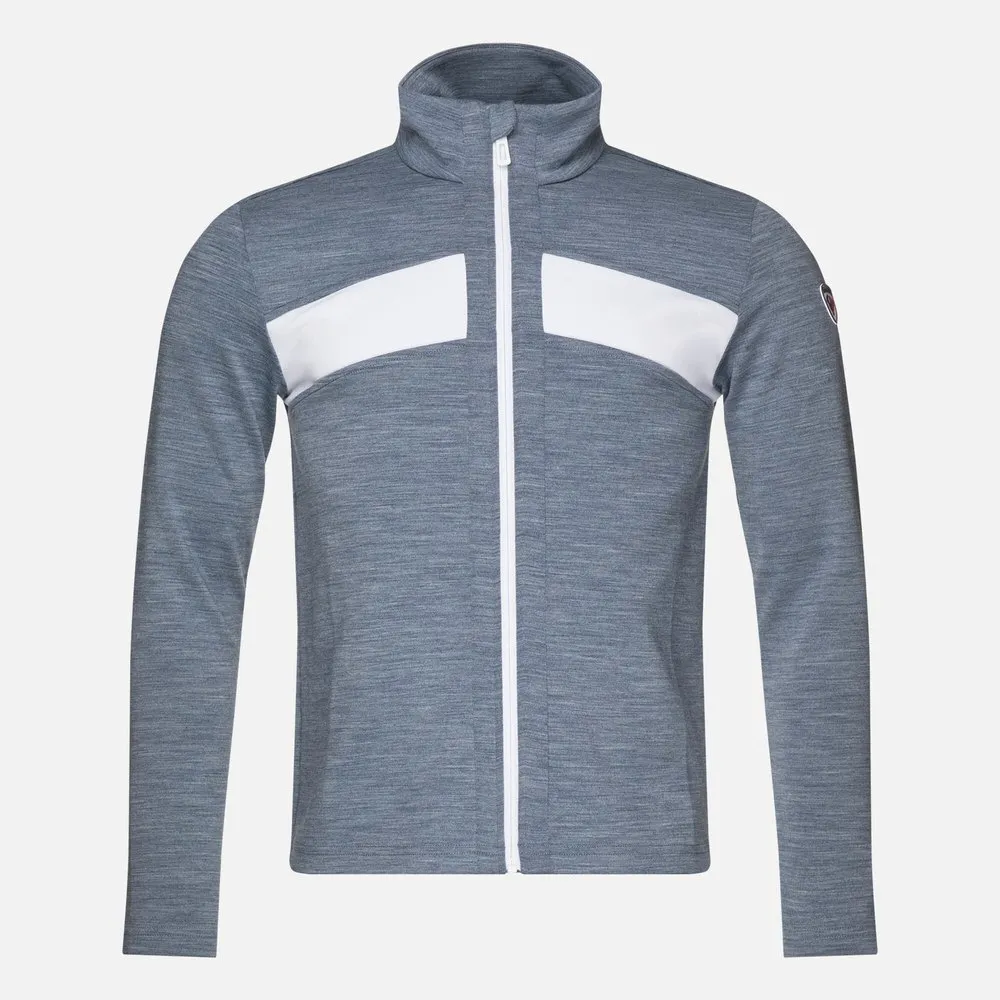 Rossignol React Merino Fleece Mit Durchgehendem Reißverschluss, Dark navy Rossignol React Merino Fleece Mit Durchgehendem Reißverschluss, Dark navy