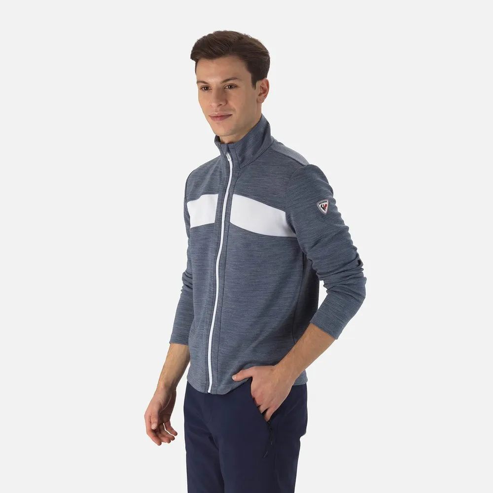 Rossignol React Merino Fleece Mit Durchgehendem Reißverschluss, Dark navy Rossignol React Merino Fleece Mit Durchgehendem Reißverschluss, Dark navy