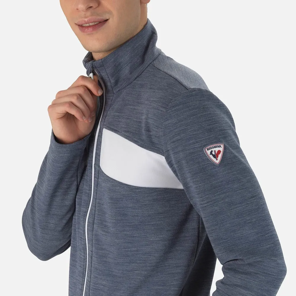 Rossignol React Merino Fleece Mit Durchgehendem Reißverschluss, Dark navy Rossignol React Merino Fleece Mit Durchgehendem Reißverschluss, Dark navy