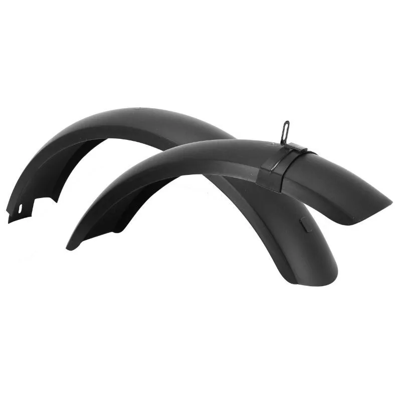 Roto Fahrradschutz mit 2 Stangen + Befestigung Fat Bike (x2) Unisex, schwarz, 20" Roto Fahrradschutz mit 2 Stangen + Befestigung Fat Bike (x2) Unisex, schwarz, 20"