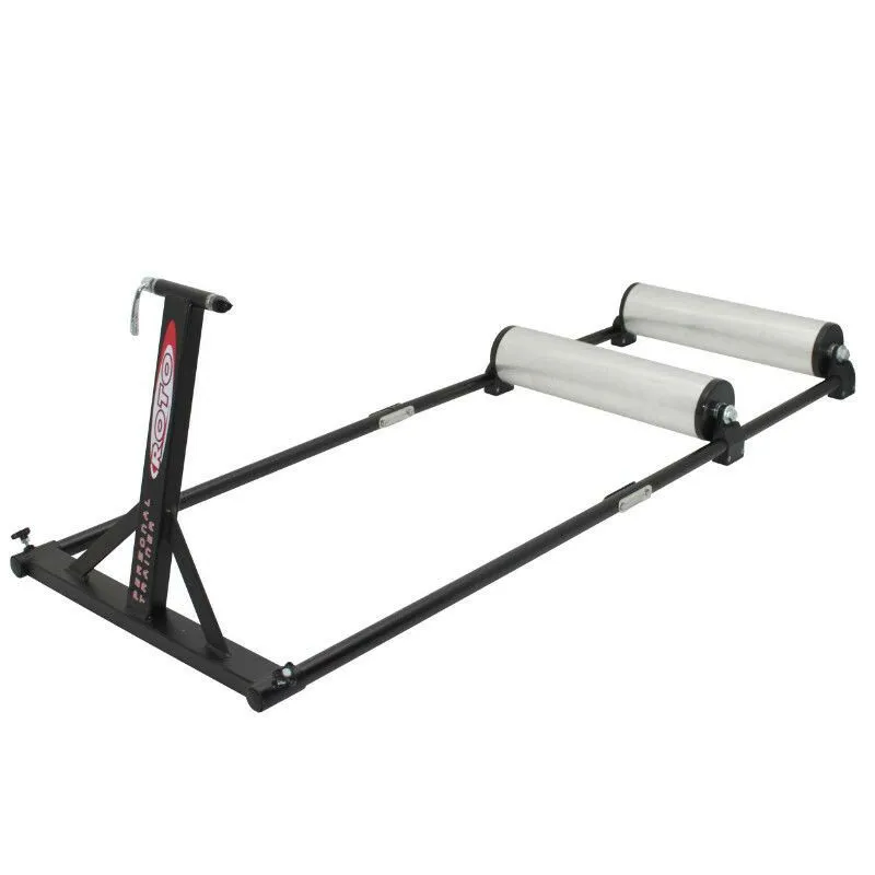 Roto Hometrainer 2 Rollen auf Lagern mit Vorderradbefestigung Unisex, schwarz, TU Roto Hometrainer 2 Rollen auf Lagern mit Vorderradbefestigung Unisex, schwarz, TU