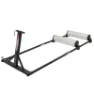 Roto Hometrainer 2 Rollen auf Lagern mit Vorderradbefestigung Unisex, schwarz, TU