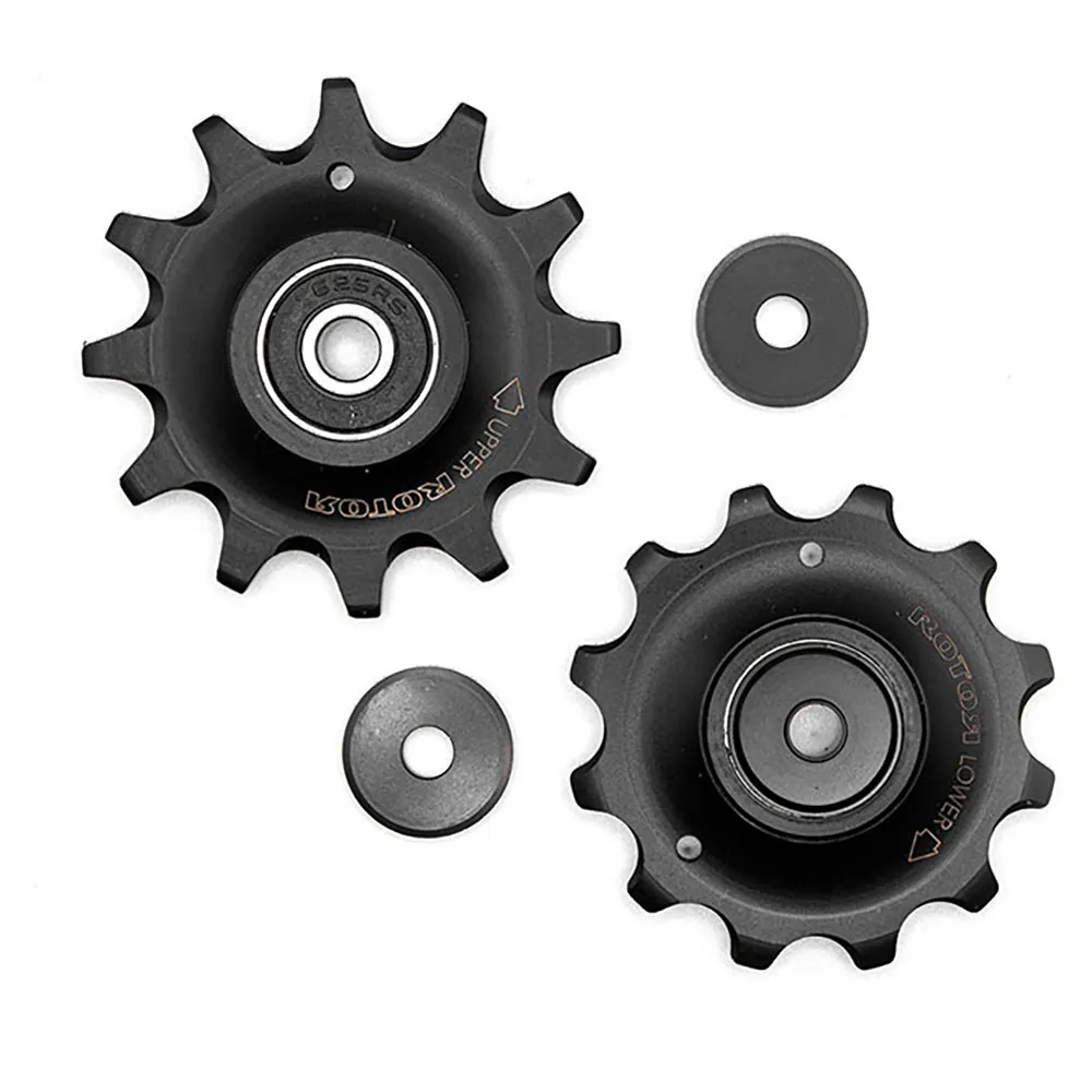 Rotor 1x13s Fahrrad-schaltröllchensatz, Black, One Size Rotor 1x13s Fahrrad-schaltröllchensatz, Black, One Size