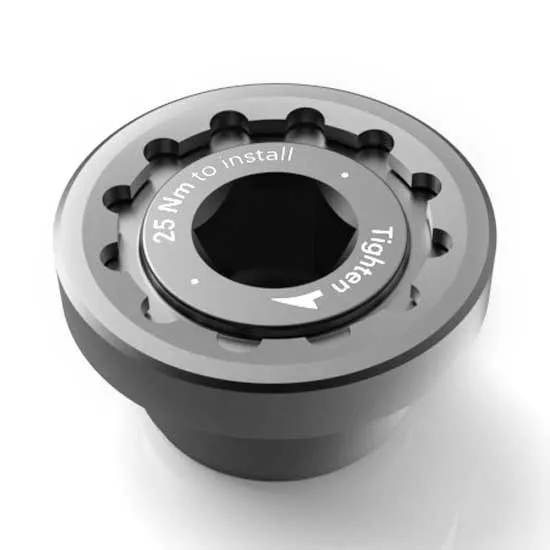 Rotor 2INpower SL Kurbelschraube mit Abzieher links, Black / silver, One Size Rotor 2INpower SL Kurbelschraube mit Abzieher links, Black / silver, One Size