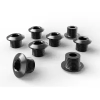 Rotor 2x Gravel 110/80x4 Kettenblattschraubensatz 8 Einheiten Rotor 2x Gravel 110/80x4 Kettenblattschraubensatz 8 Einheiten