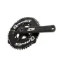 Rotor 3D + Kurbeln mit INpower Powermeter + Q-Rings Aero 50/34 Kettenblätter, Pleuellänge, Schwarz, 172.5mm