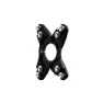 Rotor 80 X 4 Din Spinne, Gloss black, 110mm