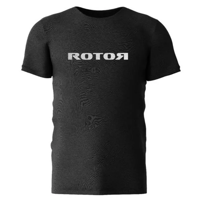 Rotor Casual Kurzarm-t-shirt, Black, M