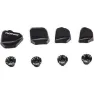 Rotor Chainring Bolts Covers Shimano Ultegra 8000 Set Kettenblattschraubensatz, Black, One Size