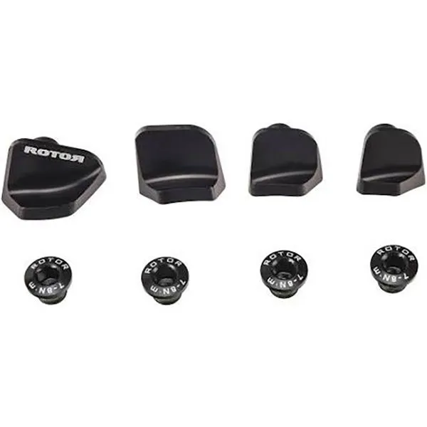 Rotor Chainring Bolts Covers Shimano Ultegra 8000 Set Kettenblattschraubensatz, Black, One Size Rotor Chainring Bolts Covers Shimano Ultegra 8000 Set Kettenblattschraubensatz, Black, One Size