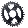 Rotor Direct Mount Qring Rex Kettenblatt, Black, 34t