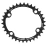 Rotor Doppeltabletts Q Rings bcd110x4 q55t(44/42) outer Unisex, schwarz, 55t