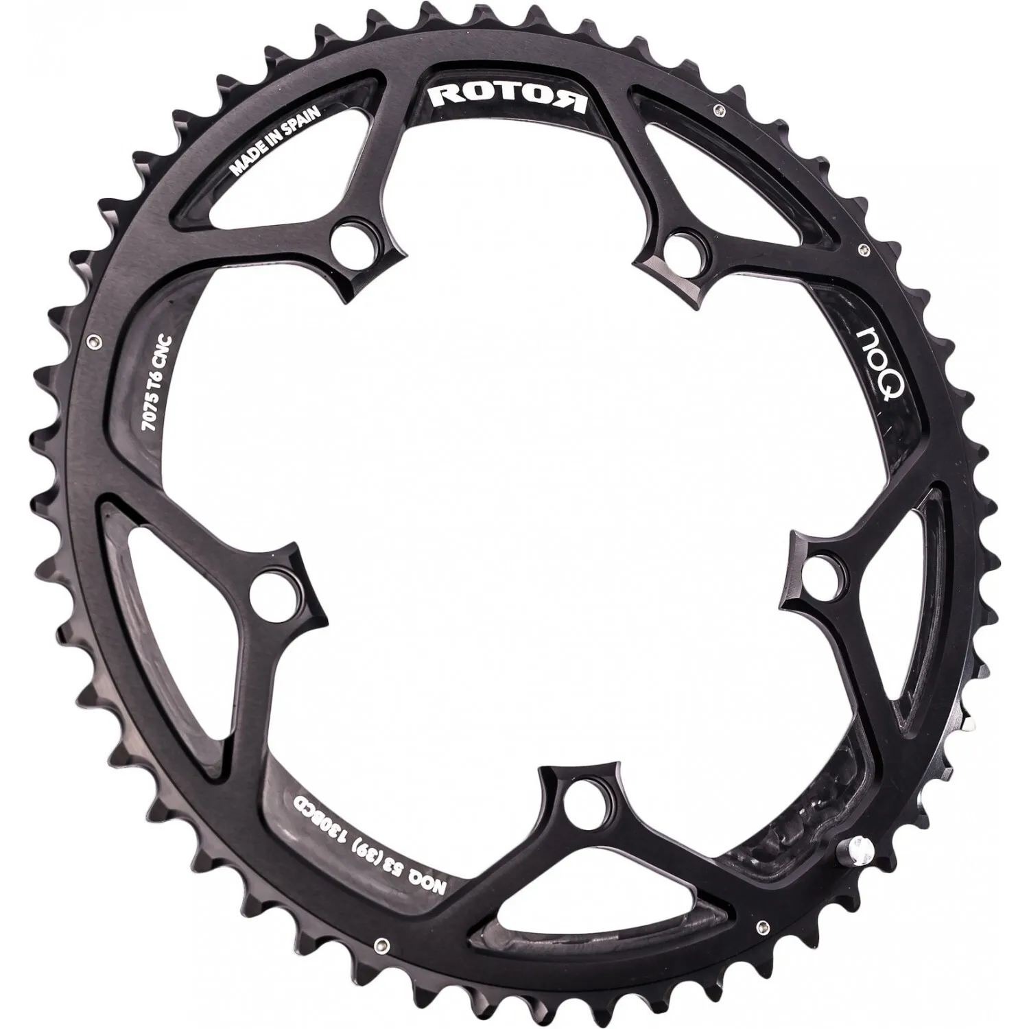 Rotor Doppeltes Fach round ring 46t(for 39) bcd130x5 outer Unisex, schwarz, 46t