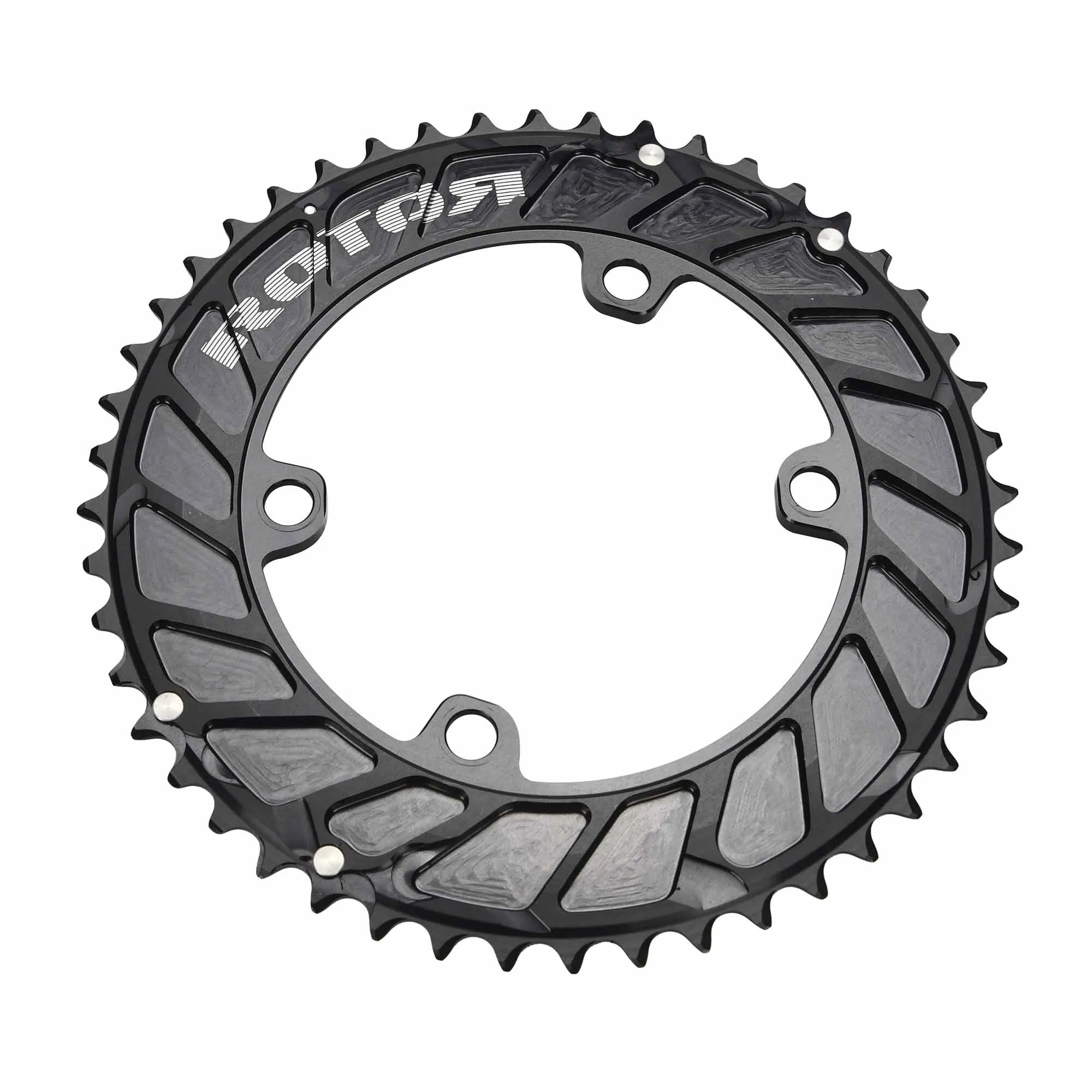 Rotor Doppeltes Fach round rings axs bcd110x4 r48t(35) outer Unisex, schwarz, 48t