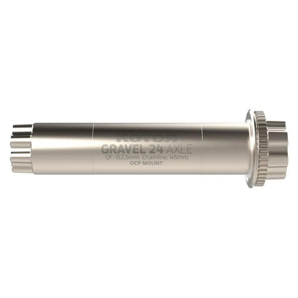Rotor Gravel 24 Mm Steckachse, Silver, One Size Rotor Gravel 24 Mm Steckachse, Silver, One Size