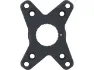 Rotor Gravel Spider, 4-Arm, 110/80 mm Lochkreis, Schwarz, one_size