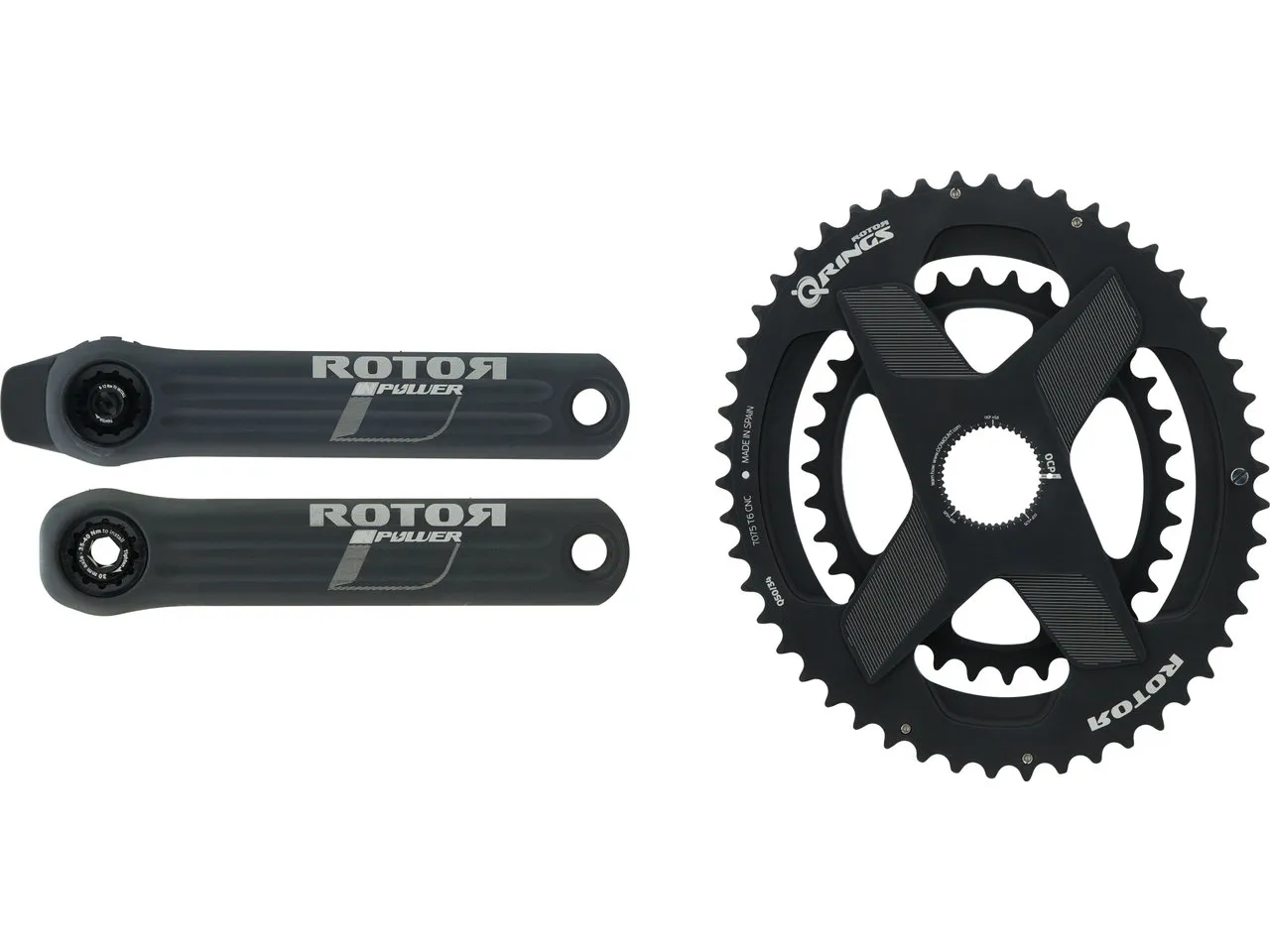 Rotor INpower Q-RING DM 50/34 Z Powermeter Kurbelgarnitur
