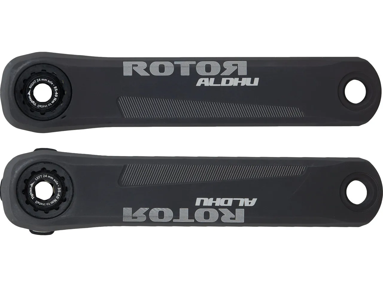 Rotor INspider ALDHU24 Aero Powermeter Kurbelgarnitur, Schwarz Rotor INspider ALDHU24 Aero Powermeter Kurbelgarnitur, Schwarz