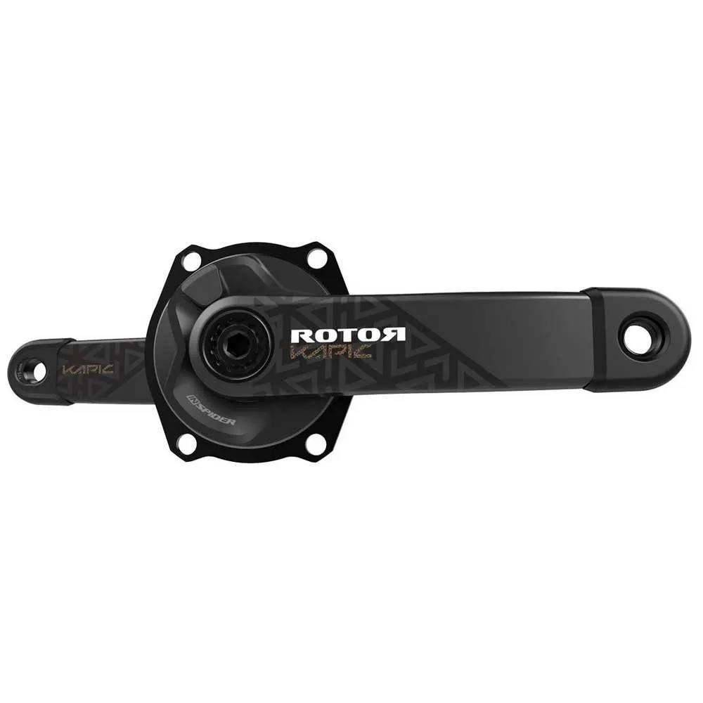 Rotor Inspider Bcd 110x4 Direct Mount Kurbelgarnitur Mit Leistungsmesser, Black, 110mm Rotor Inspider Bcd 110x4 Direct Mount Kurbelgarnitur Mit Leistungsmesser, Black, 110mm