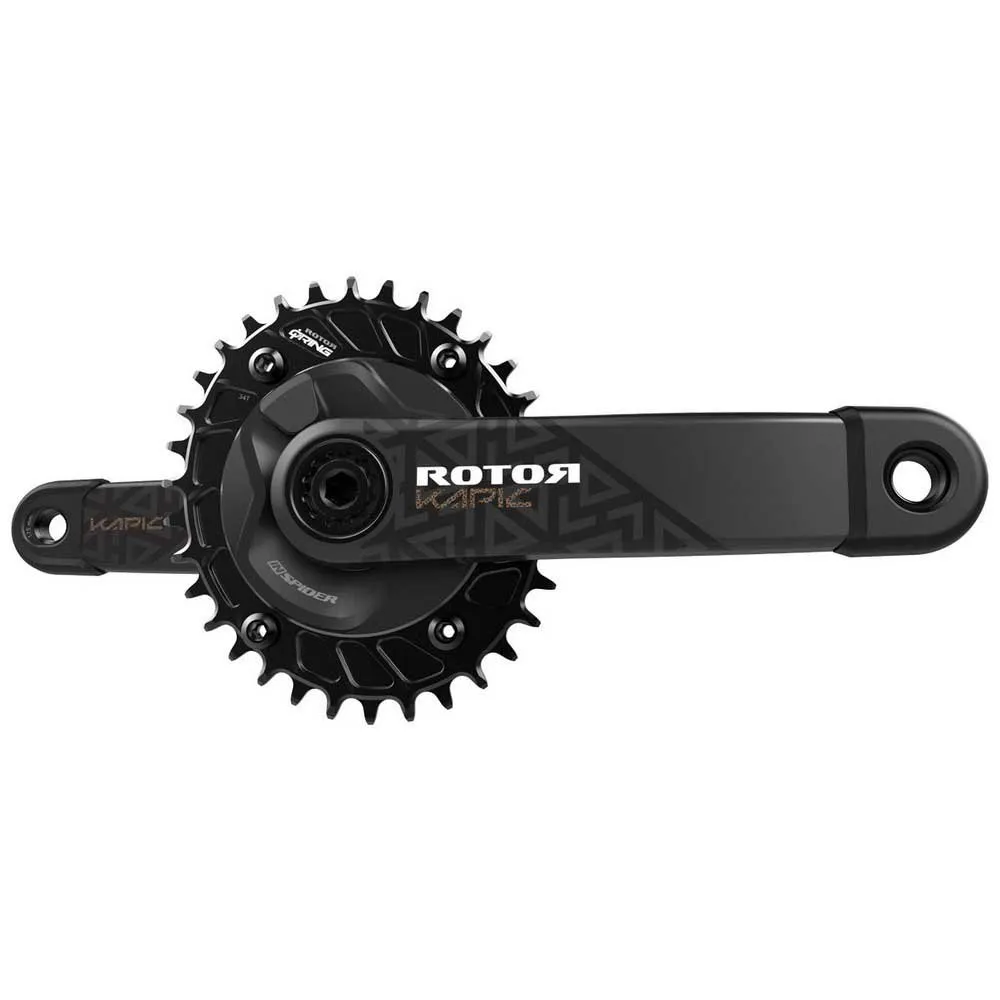 Rotor Inspider Bcd 110x4 Direct Mount Kurbelgarnitur Mit Leistungsmesser, Black, 110mm Rotor Inspider Bcd 110x4 Direct Mount Kurbelgarnitur Mit Leistungsmesser, Black, 110mm
