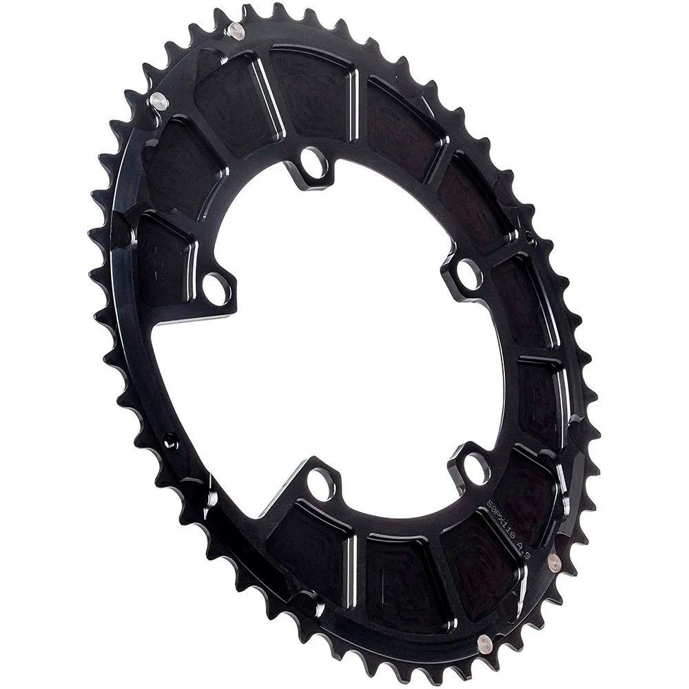 Rotor Outer Aero 5b 110 Bcd Ovales Kettenblatt, Black, 55t Rotor Outer Aero 5b 110 Bcd Ovales Kettenblatt, Black, 55t