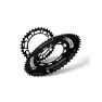 Rotor Ovaler Kettenblattrotor Q-Ring Aero Exterieur, Schwarz, BCD110 x 5