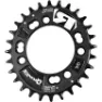 Rotor Ovales Mono-Tablett Q Rings bcd76x4 q Unisex, schwarz, 34t