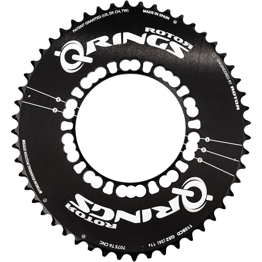 Rotor Q Rings 110 Bcd Outer Aero Kettenblatt Rotor Q Rings 110 Bcd Outer Aero Kettenblatt