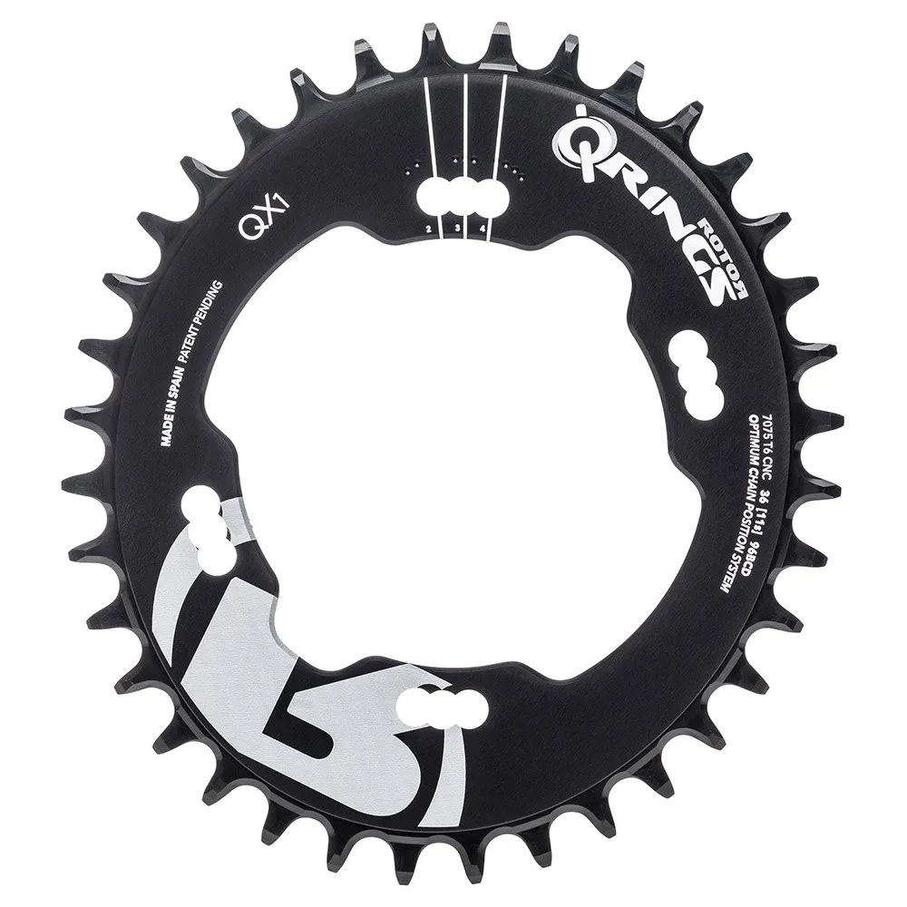 Rotor Qx1 Xtr 96 Bcd Kettenblatt, Black, 34t Rotor Qx1 Xtr 96 Bcd Kettenblatt, Black, 34t