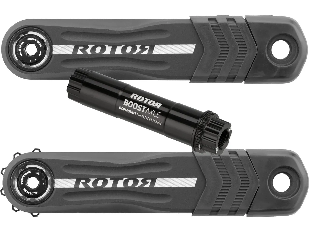 Rotor R-Raptor Kurbel mit Boost-Kurbelachse, Schwarz, 175.0mm Rotor R-Raptor Kurbel mit Boost-Kurbelachse, Schwarz, 175.0mm