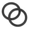 Rotor Road Abstandshalter 24 Mm, Black, One Size