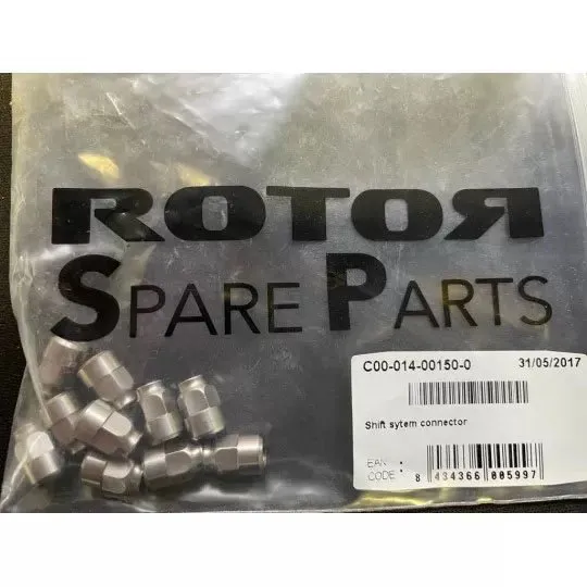Rotor Schichtsystem-steckverbinder 10 Einheiten, Silver, One Size Rotor Schichtsystem-steckverbinder 10 Einheiten, Silver, One Size
