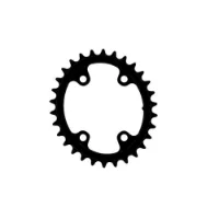Rotor Shimano GRX Kettenblatt, 4-Arm, Q-Rings, 110/80 mm Lochkreis Rotor Shimano GRX Kettenblatt, 4-Arm, Q-Rings, 110/80 mm Lochkreis