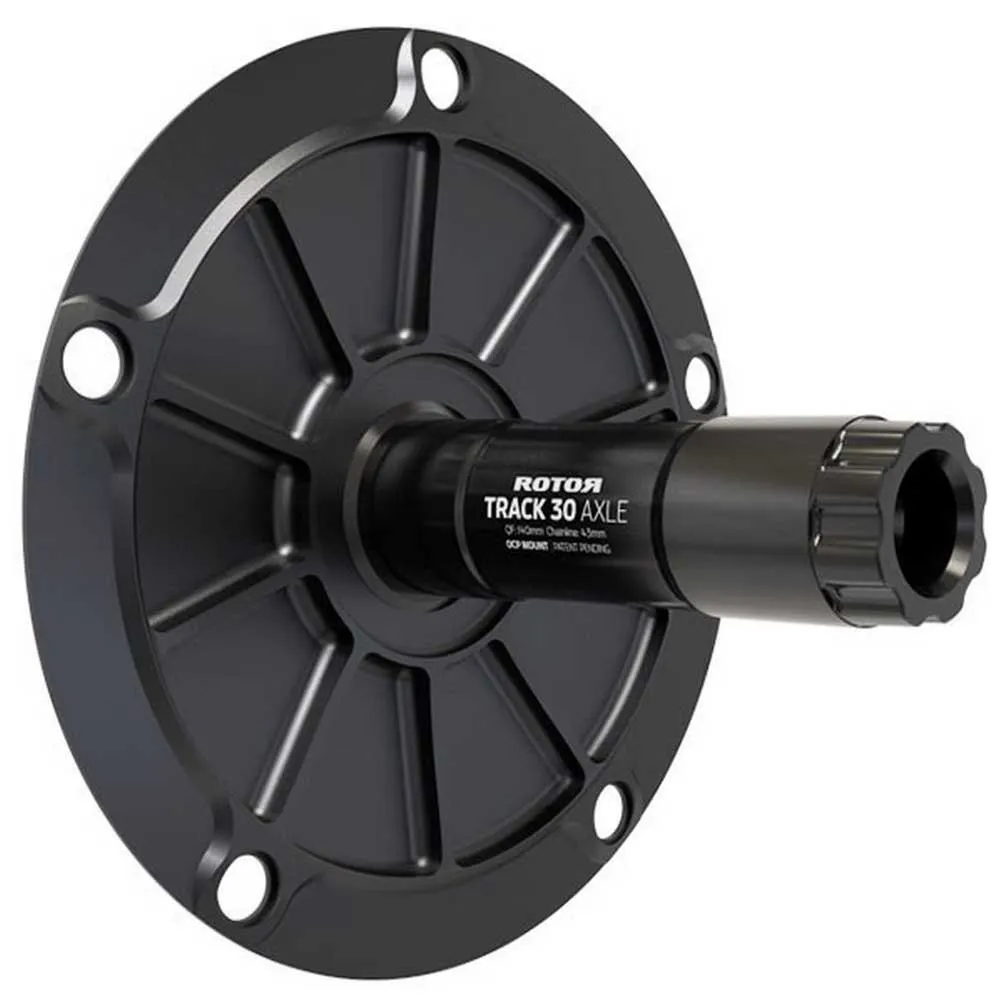 Rotor Track Axle With Spider Achse, Black, 30 x 144mm Rotor Track Axle With Spider Achse, Black, 30 x 144mm