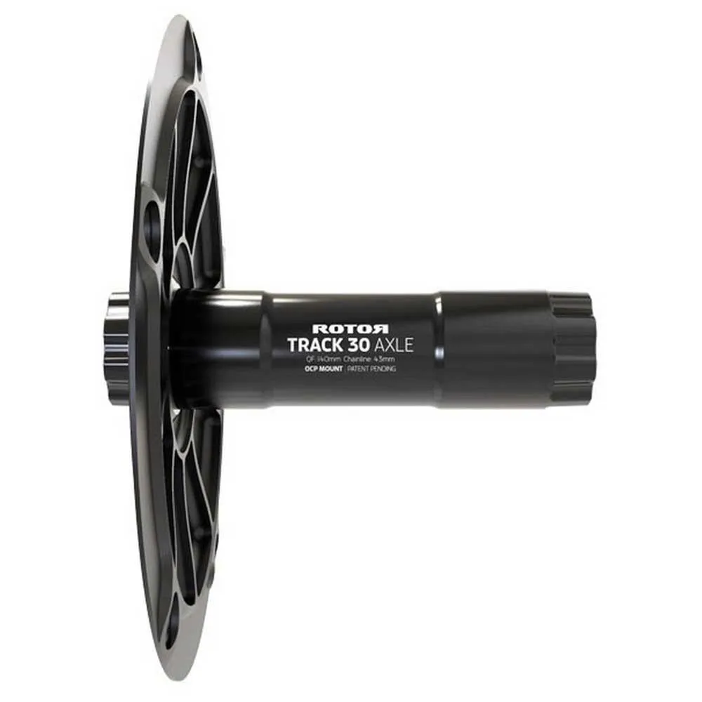 Rotor Track Axle With Spider Achse, Black, 30 x 144mm Rotor Track Axle With Spider Achse, Black, 30 x 144mm
